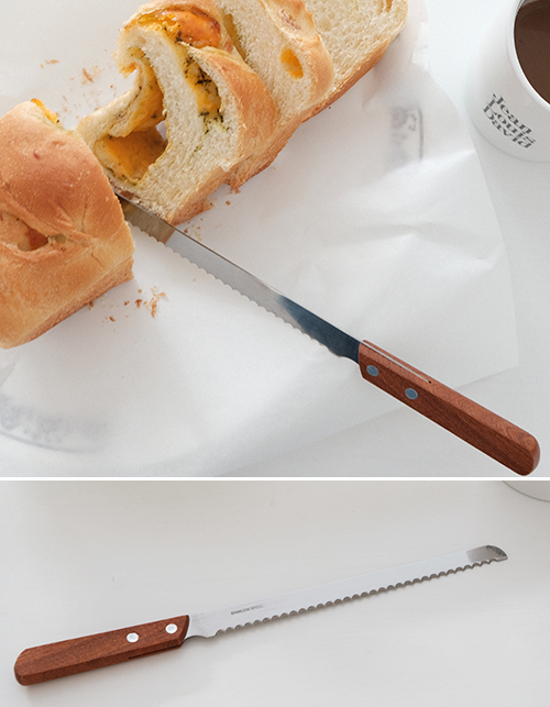 우드 식빵칼/ 빵자르는칼  / 빵칼 /브레드나이프/톱니칼